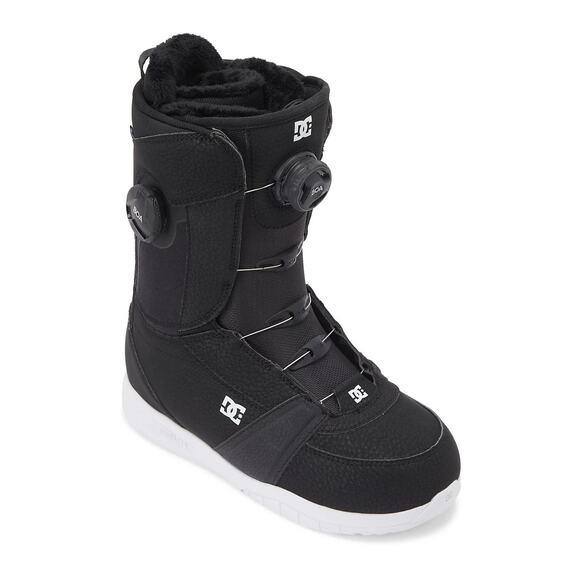 DC Shoes - DC Size 5 Black/White Lotus Step On 2024 Snowboard Boots Insulated Boa Fit P20-2